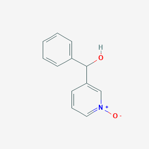 molecular formula C12H11NO2 B184444 (1-Oxidopyridin-3-yl)(phenyl)methanol CAS No. 39585-76-7