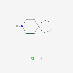 molecular formula C9H18ClN B184460 8-Azaspiro[4.5]decane hydrochloride CAS No. 1123-30-4