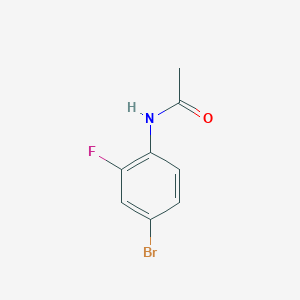 molecular formula C8H7BrFNO B184462 N-(4-溴-2-氟苯基)乙酰胺 CAS No. 326-66-9