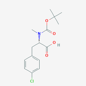 molecular formula C15H20ClNO4 B184463 Boc-Nα-甲基-4-氯-L-苯丙氨酸 CAS No. 179033-68-2