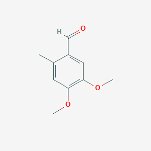 molecular formula C10H12O3 B184468 4,5-Dimethoxy-2-methylbenzaldehyde CAS No. 7721-62-2