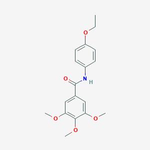 molecular formula C18H21NO5 B184469 N-(4-ethoxyphenyl)-3,4,5-trimethoxybenzamide CAS No. 4043-16-7