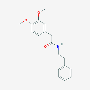 molecular formula C18H21NO3 B184471 2-(3,4-dimethoxyphenyl)-N-(2-phenylethyl)acetamide CAS No. 3972-81-4