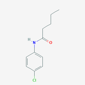 molecular formula C11H14ClNO B184480 N-(4-chlorophenyl)pentanamide CAS No. 65113-27-1