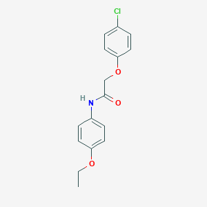 molecular formula C16H16ClNO3 B184484 2-(4-chlorophenoxy)-N-(4-ethoxyphenyl)acetamide CAS No. 29289-81-4