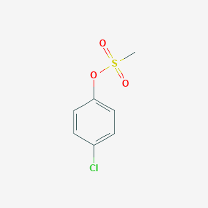 molecular formula C7H7ClO3S B184485 4-Chlorophenyl methanesulfonate CAS No. 6317-27-7