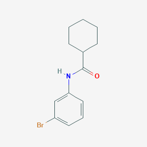 molecular formula C13H16BrNO B184490 N-(3-bromophenyl)cyclohexanecarboxamide CAS No. 452365-99-0