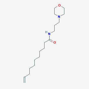 molecular formula C18H34N2O2 B184506 10-Undecenamide, N-(3-morpholinopropyl)- CAS No. 102613-08-1