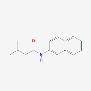 molecular formula C15H17NO B184514 3-methyl-N-naphthalen-2-ylbutanamide CAS No. 6286-27-7