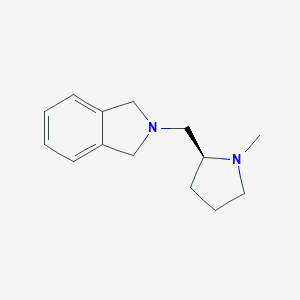 molecular formula C14H20N2 B184515 2-[[(2S)-1-methylpyrrolidin-2-yl]methyl]-1,3-dihydroisoindole CAS No. 159497-37-7