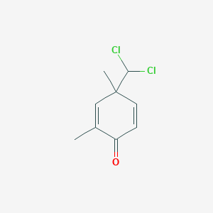 molecular formula C9H10Cl2O B184520 4-(Dichloromethyl)-2,4-dimethylcyclohexa-2,5-dien-1-one CAS No. 14789-73-2