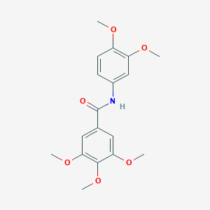 molecular formula C18H21NO6 B184521 N-(3,4-Dimethoxyphenyl)-3,4,5-trimethoxybenzamide CAS No. 745-96-0