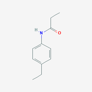 molecular formula C11H15NO B184529 N-(4-ethylphenyl)propanamide CAS No. 20172-37-6
