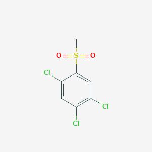 molecular formula C7H5Cl3O2S B184539 Methyl 2,4,5-trichlorophenyl sulfone CAS No. 4163-80-8