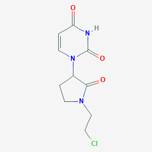 1-[1-(2-Chloroethyl)-2-oxopyrrolidin-3-yl]pyrimidine-2,4-dione
