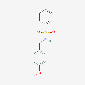 molecular formula C14H15NO3S B184542 N-(4-methoxybenzyl)benzenesulfonamide CAS No. 79246-03-0