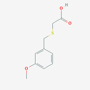 2-[(3-Methoxyphenyl)methylsulfanyl]acetic acid