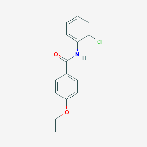 molecular formula C15H14ClNO2 B184555 N-(2-chlorophenyl)-4-ethoxybenzamide CAS No. 349109-74-6