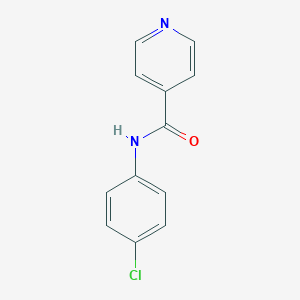 molecular formula C12H9ClN2O B184565 N-(4-Chlorophenyl)isonicotinamide CAS No. 14547-69-4