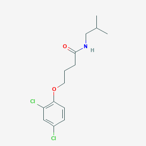 molecular formula C14H19Cl2NO2 B184567 4-(2,4-dichlorophenoxy)-N-(2-methylpropyl)butanamide CAS No. 5347-81-9