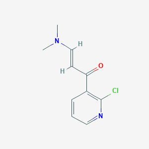 molecular formula C10H11ClN2O B184578 1-(2-Chloropyridin-3-yl)-3-(dimethylamino)prop-2-en-1-one CAS No. 166196-84-5