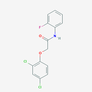 molecular formula C14H10Cl2FNO2 B184580 2-(2,4-dichlorophenoxy)-N-(2-fluorophenyl)acetamide CAS No. 25182-22-3