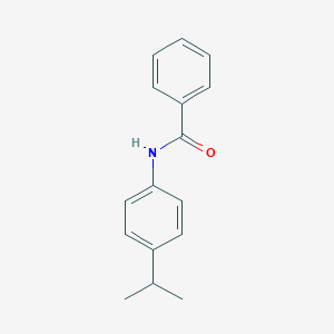 molecular formula C16H17NO B184582 Benzamide, N-[4-(1-methylethyl)phenyl]- CAS No. 100990-57-6