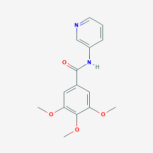 molecular formula C15H16N2O4 B184584 3,4,5-Trimethoxy-N-3-pyridylbenzamide CAS No. 31638-96-7