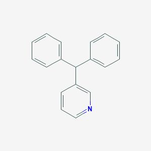 molecular formula C18H15N B184586 3-Benzhydrylpyridine CAS No. 3678-71-5