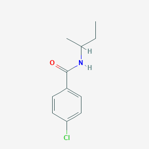 molecular formula C11H14ClNO B184587 N-butan-2-yl-4-chlorobenzamide CAS No. 7465-71-6