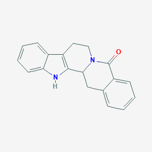 molecular formula C19H16N2O B184598 3,11,12,21-tetrahydro-1H-yohimban-14-one CAS No. 39662-68-5