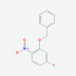 molecular formula C13H10FNO3 B184602 2-(Benzyloxy)-4-fluoro-1-nitrobenzene CAS No. 129464-01-3