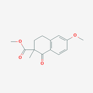 Methyl 6-methoxy-2-methyl-1-oxo-1,2,3,4-tetrahydronaphthalene-2-carboxylate