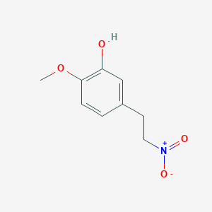 molecular formula C9H11NO4 B184613 2-Methoxy-5-(2-nitroethyl)phenol CAS No. 322474-09-9