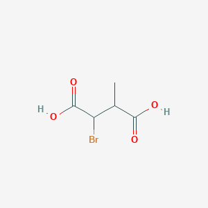 molecular formula C5H7BrO4 B184615 2-Bromo-3-methylsuccinic acid CAS No. 7405-17-6
