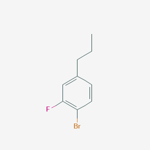 molecular formula C9H10BrF B184621 1-Bromo-2-fluoro-4-propylbenzene CAS No. 167858-56-2