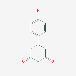 molecular formula C12H11FO2 B184630 5-(4-Fluorophenyl)cyclohexane-1,3-dione CAS No. 55579-72-1