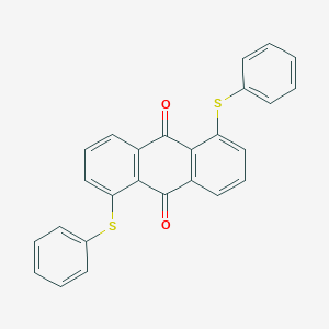 molecular formula C26H16O2S2 B184640 9,10-Anthracenedione, 1,5-bis(phenylthio)- CAS No. 55879-96-4