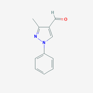 molecular formula C11H10N2O B184643 3-甲基-1-苯基-1H-吡唑-4-甲醛 CAS No. 21487-48-9