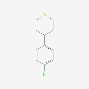 molecular formula C11H13ClS B184646 4-(4-chlorophenyl)thiane CAS No. 774-51-6