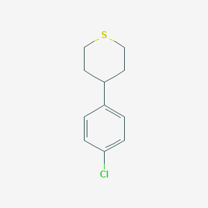 molecular formula C11H13ClS B184646 2H-Thiopyran, 4-(4-chlorophenyl)tetrahydro- CAS No. 774-51-6