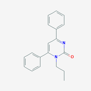 molecular formula C19H18N2O B184650 4,6-diphenyl-1-propyl-2(1H)-pyrimidinone CAS No. 33098-34-9