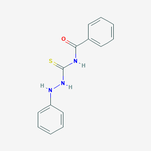 molecular formula C14H13N3OS B184651 N-(2-Phenylhydrazinecarbothioyl)benzamide CAS No. 13207-53-9