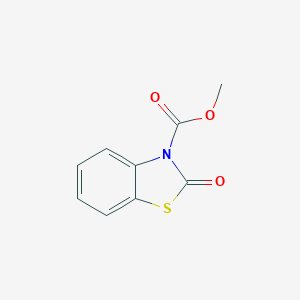 molecular formula C9H7NO3S B184652 methyl 2-oxo-1,3-benzothiazole-3-carboxylate CAS No. 89780-75-6
