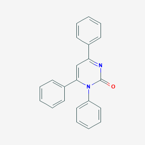 molecular formula C22H16N2O B184653 2(1H)-Pyrimidinone, 1,4,6-triphenyl- CAS No. 72923-16-1