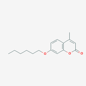 molecular formula C16H20O3 B184660 7-(hexyloxy)-4-methyl-2H-chromen-2-one CAS No. 85389-87-3