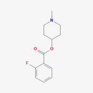 molecular formula C13H16FNO2 B184673 1-Methylpiperidin-4-yl 2-fluorobenzoate CAS No. 577998-53-9