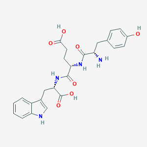 molecular formula C25H28N4O7 B184676 Tyrosyl-glutamyl-tryptophan CAS No. 122409-30-7