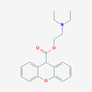 9-Xanthenecarboxylic acid 2-diethylaminoethyl ester