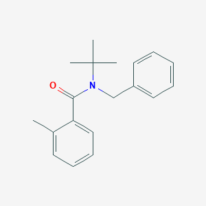molecular formula C19H23NO B184679 N-benzyl-N-tert-butyl-2-methylbenzamide CAS No. 13493-26-0
